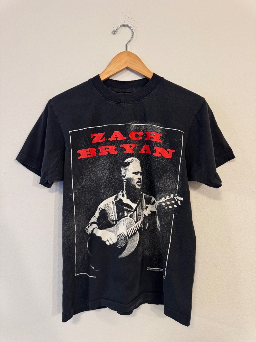Zach Bryan Quittin' Time Tour 2024 One Of These Days Black Tee Shirt Small
